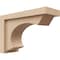 Ekena Millwork 4"W x 12"D x 8"H Classic Emerson Rough Cedar Woodgrain TimberThane Corbel, Primed Tan CORUR04X12X08EMRRCPR - alternate 1